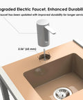Ace Portable Sink With Electronic Faucet Self Contained Wash Station showing upgraded electric faucet and sink detail.