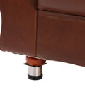 Set Of 4 Adjustable Cabinet Legs For Sofas And Furniture, 304 stainless steel feet shown under sofa, height adjustable, 60x60mm