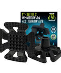 Hella Grip Rock Solid All Terrain Cane And Crutch Tips For 1 Inch Shafts Non Slip Rubber Bottoms features packaged set of two tips.