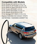 Heavy Duty Serpentine Belt For Your Ride 252122GGA1 K060396A next to a gray SUV on a parking lot background.