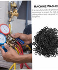 Wave Washer Set 500 Pieces Spring Steel Gasket Assortment Kit For Electrical Connections And Automotive Use Smooth Edges To Reduce Friction Uniform Diameters And Three Wave Design For Reliable Spring Action, black washers for gauges