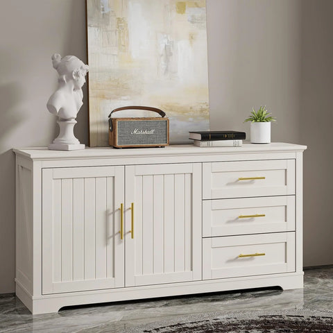 White dresser with brushed gold cabinet handles 10 pack 3 inch stainless steel drawer pulls durable kitchen cabinet hardware