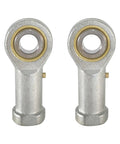 Female Rod End Bearing One Half Inch Bore And One Half By Twenty Right Hand Thread Self Lubricating Beefy Rod End Bearings Two Pack For Smooth Flexible Motion In Mechanical Linkages, 2-pack