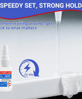 Heavy Duty Shoe Glue For Sole Repair That Delivers A Super Strong Bond For Rubber Boots Sneakers Leather Sandals And High Heels bottle