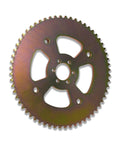 60T Beefed Up High Torque Rear Sprocket With 6 Holes For 40 41 420 Chain on white background