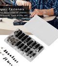 Go-To Computer Screws Kit 360Pcs Alloy Steel Micro Cross Fasteners Set For Laptops And Desktops M2 M2.5 M3 in organizer