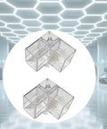 Hexagon LED Light Bars With T And Y L V I Connectors And 1.5m Power Cables For DIY Honeycomb Garage Lighting System Replacement Parts