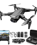 4K GPS Drone With Camera For Adults And Beginners Auto Return Home Brushless Motors Follow Me 5G FPV Transmission Smart RC Quadcopter Under 250G