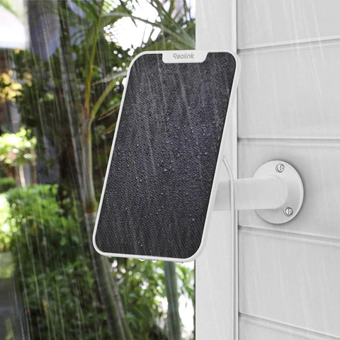 3W Solar Panel Power For Wireless Outdoor Security Cams With 6V Type C Port Non Stop Charging Compatible With Argus Eco Go PT