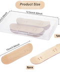 8 Pack Mini Fingerboard Set Maple Wood With Plastic Case Tiny Skateboards For Desk Tricks And Fun Kids Friendly Gift 3.94 Inch Long