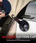 2 Pack Heavy Duty Car Suction Cup Hooks With Strong Anchor And Hook Multifunctional Removable Mounting Accessory for awnings