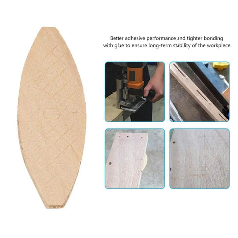 Solid Wood Joining Biscuits For Pro Grade Professional Woodworking Durable And Strong Bonding Performance Helps Tight Glue Joints