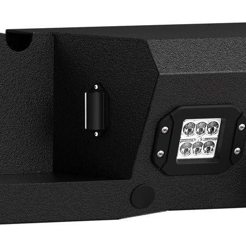 YZONA Ram bumper front section with LED light array and textured black finish