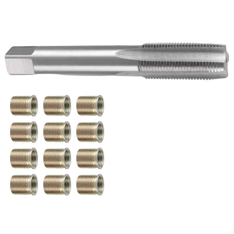 Hotty Plug Thread Repair Kit M14 Inserts Plus 16x125 Tap Set Stainless Steel Sparks Hole Fixer For Gas Engines Professional Tool tap and inserts