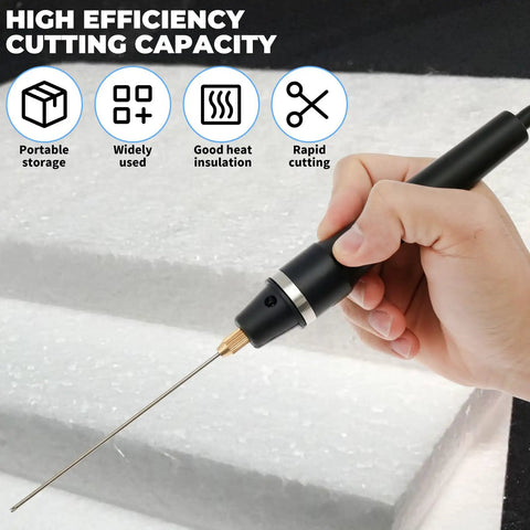 3-In-1 Hot Wire Foam Cutter Kit With Three Cutting Tips, Carrying Case, great for Styrofoam crafts, cutting foam blocks
