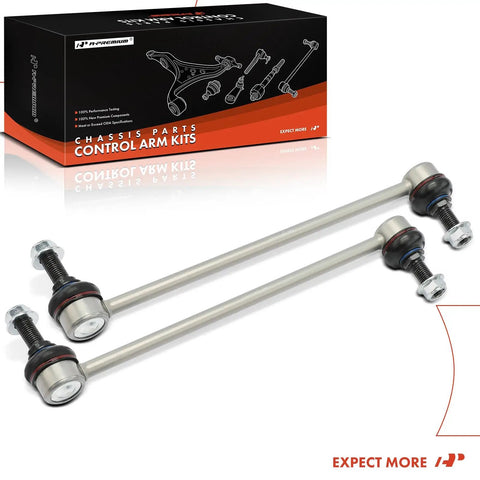 Two Piece Front Sway Bar Link Set For Nissan Sentra 2013 To 2019 Juke 2011 To 2017 Leaf 2011 To 2012 NV200 2013 To 2021 City Express 2015 To 2018