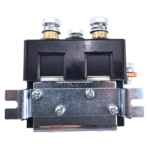 Rock Solid 12V Dc Contactor Switch Dc88 Zjwt100A Model with metal terminals designed for heavy equipment and solar circuits.