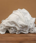 Bag Of T Shirt Rags White 1Lb Premium 100 Cotton Multipurpose Shop Towels Bulk Absorbent 18 X 18 Inches Lint Free For Paint Auto Kitchen Staining