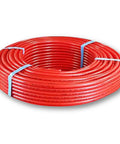 Oxygen Barrier Pex B Pipe 1/2 Inch By 100 Feet Coil Red Tubing For Radiant Floor Heating And Hydronic Systems And Snow Melting Non Potable Water Line Budget Friendly Solid Protection For Boilers And Pumps