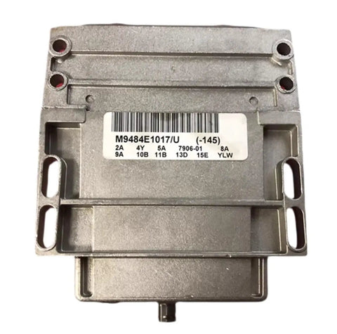 Top Shelf Electric Damper Actuator Motor For Hvac Zone Cooling Sealed In Box M9484E1017 close-up view of replacement motor with label