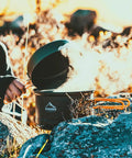 Ultralight Camping Cookware Set With Pot And Pan Heat Exchange Design That Boosts Efficiency By Over 30 Percent in outdoor use
