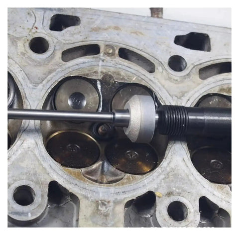 Upgrade Your Ride With This Awesome Universal 27-40mm Valve Seat Reamer Featuring A Hard Alloy Build For Precise Engine Tune Ups And Reliable Sheet Metal Shaping Repair Tools That Crush It In The Garage! used on an engine head valve seat