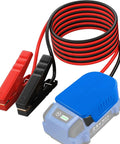 Jumper Cable Clamps Kit For 24V Battery Jump Starter Beefed Up Heavy Duty Automotive Booster Cables 6 Ft 12 AWG Power Tool Line For Car ATV