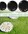 Three Size Reusable Mold Tray Set For Stepping Stones Soft Plastic Cement Molds For Concrete And Stained Glass Round Shapes