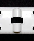 White 6 Inch T Style Entry Door Catch Latch Holder for RV Camper Trailer Hatch Assembly Kit, detailed top view