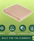 Beefed Up Replacement Canopy Top Cover For GCS00229C Large GT Wicker Swing Classic Sand RipLock 350 Fabric