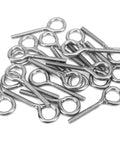 Garage Ready Stainless Steel Eye Nut And Bolt Kit For DIY Projects M4 Size 20 Pieces Eye Nuts And Bolts For Fastening And Suspension Handy Hardware Set For Home Workshop And Industrial Use, stainless steel eye bolts