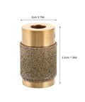 Pro Grit Diamond Grinding Wheel For Electric Glass Grinders With Brazed Abrasive Disc Tile And Stained Glass Lapidary Polishing accessory