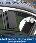 Lock It Down Tight With This Solid Window Mount Security Box Designed With A Slick Four Digit Combo Dial And A Clever Emergency Backup Key So You Can Skip The Stress And Stay Worry Free During Busy Turo Shifts Or Daily Rideshare Runs mounted on a car window.