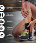 Adjustable Ankle Straps for Cable Machines Built For Kickbacks and Glute Workouts Non Slip Comfort Cuffs with stainless steel D-ring