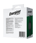 Back of Energizer Lights packaging with product details and barcode for Rechargeable Neck Light With USB Charging, Flexible Hands Free LED Reading Lamp