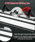 1200 Watt Hardcore Electric Tile Bevel Cutter With 43 Degree Precision Chamfering Machine showing POM sliding bar and dual handles.