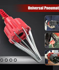Universal Pneumatic CV Joint Boot Installation Tool Kit With Expander Rod close-up and usage details