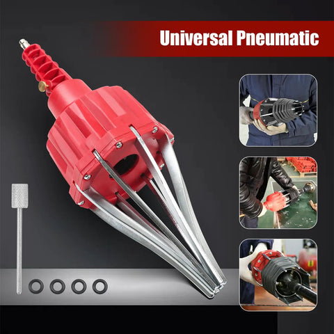 Universal Pneumatic CV Joint Boot Installation Tool Kit With Expander Rod close-up and usage details
