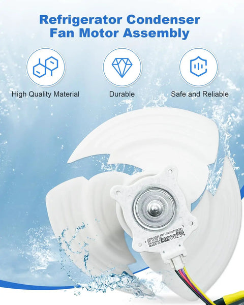 Direct Fit Refrigerator Condenser Fan Motor Assembly Replacement For LG And Kenmore Models Replaces EAU63103302 AP6235485