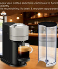 Coffee machine with Water Tank Reservoir Replacement And Black Lid Cover For Nespresso Vertuo Next And Krups XN910B XN9105 XN910C