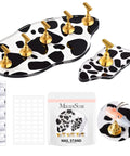 Update Nail Stand Set For Press Ons With Two Spotted Cloud Magnetic Bases Practice Painting Display Includes Brush Holder