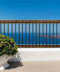 Durable Iron Deck Balusters 32.25 Inch Black Spindles, 26 Pack With Screws For Outdoor Deck Stairs And Porch Railing by the sea.