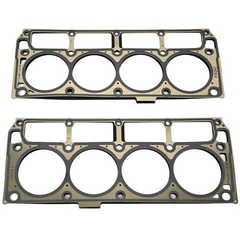 Badass Stage Two Truck Cam Kit With LS7 Style Roller Lifters Beefy Beehive Springs Precision Pushrods And Pro Grade MLS Gaskets for Chevrolet Gen Three V Eight Motors. Two MLS gaskets featuring precision cut openings.