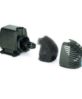 Ultra 400 GPH Submersible Pond Pump With Mag Drive No Hassle Setup Easy Maintenance disassembled view with parts