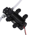 Heavy Duty 12V Auto Car Oil Extraction Pump Kit motor with tubing and connectors for fluid siphon transfer.