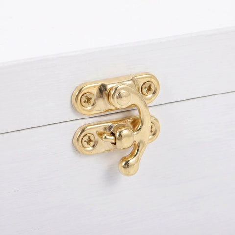 Retro Vintage Swing Bag Clasp Closure Lock Latch For Furniture And Wooden Boxes Jewelry Cases Metal Replacement Catch For DIY Repair