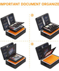 5200F Fireproof And Water Resistant Document Organizer With Lock Eight Layer Heat Insulated Safe Box for papers