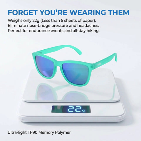 Square Polarized Sunglasses For Women And Men With Mirror Lenses No Bounce No Slip Lock It In For Running Cycling Fishing Beach Days