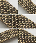 Close-up of Solid Brass Door Handle With Hand Hammered Finish Rectangular Cabinet Pull Golden Antique Hardware texture