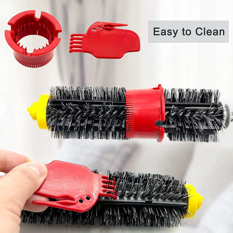 Replacement Parts Kit For Roomba 600 Series Direct Fit Vacuum Robot with main roller brush and cleaning tool.
